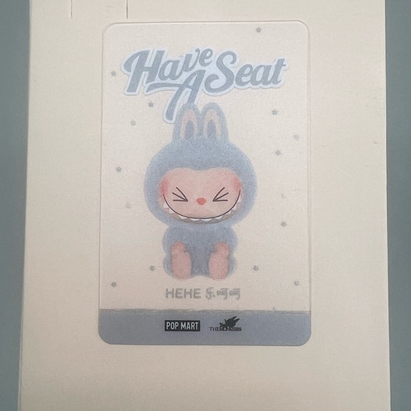 Authentic The Monsters Pop Mart LABUBU Have A Seat Series HEHE In Box NEW - Picture 7 of 8
